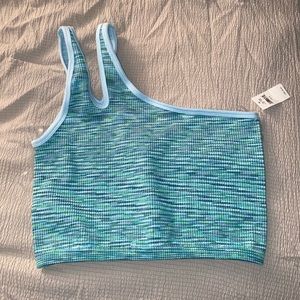 Aerie Offline Single Strap Crop Tank